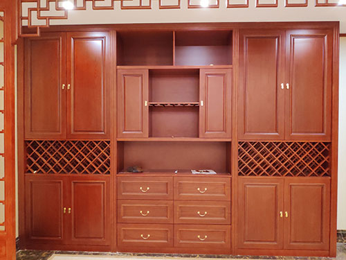 阿里中式家居装修之中式酒柜装修效果图